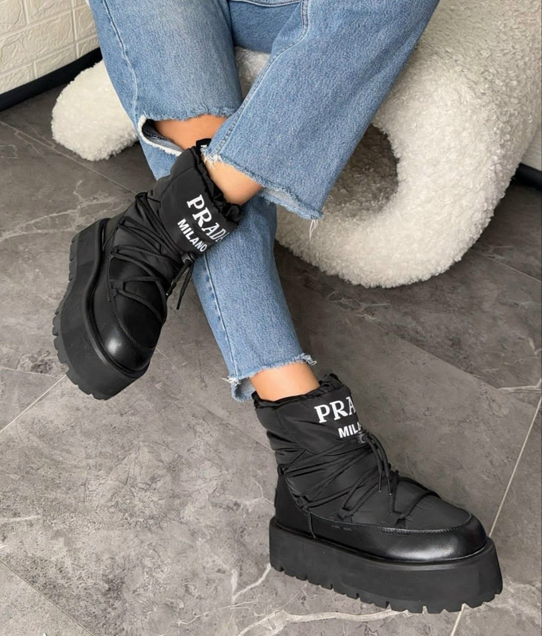 дутики женские,дутики prada,дутики прада,,дутики женские зимние