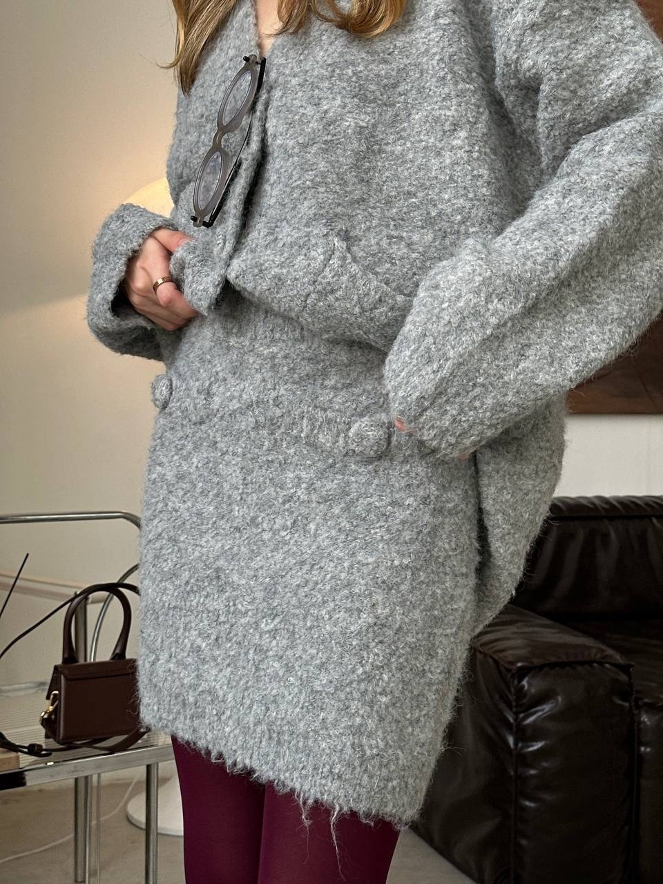 трикотажный костюм,кофта женская,вязаное платье