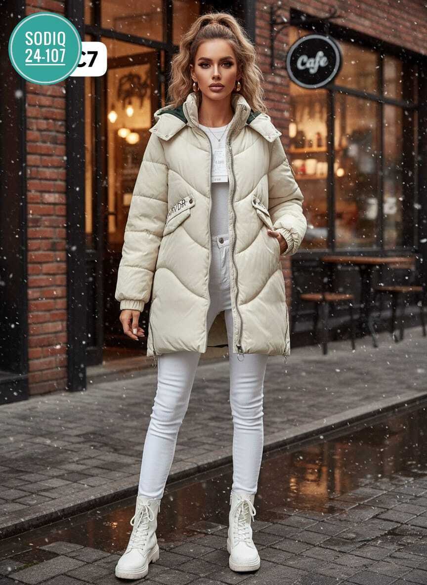 женская зимняя куртка,куртка удлиненная,куртка теплая,куртка демисезонная,куртка зимняя