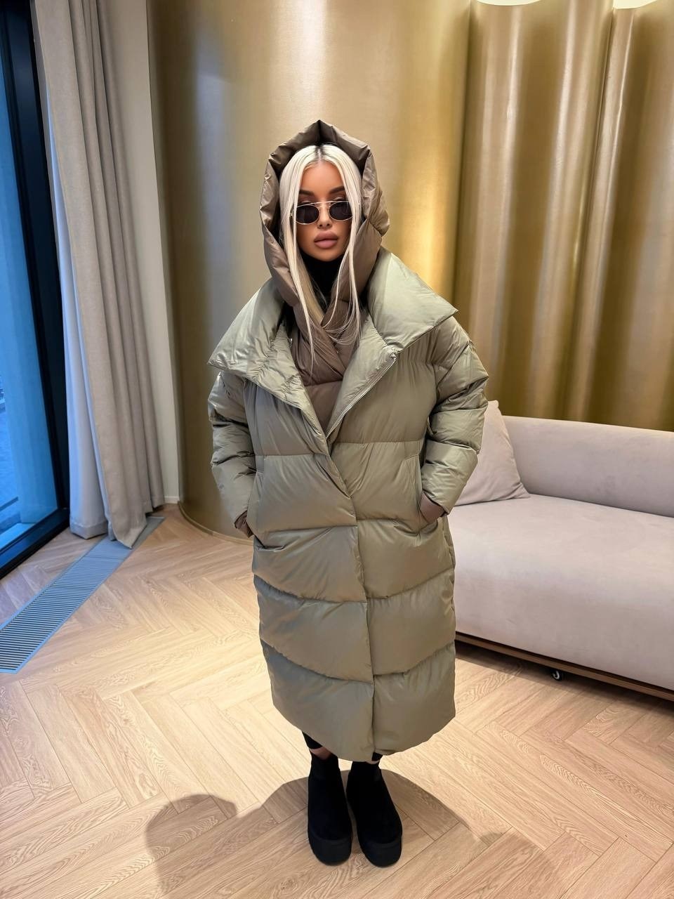 пуховик повседневный,стильные пуховики,длинные пуховики,удлиненный пуховик,пуховик