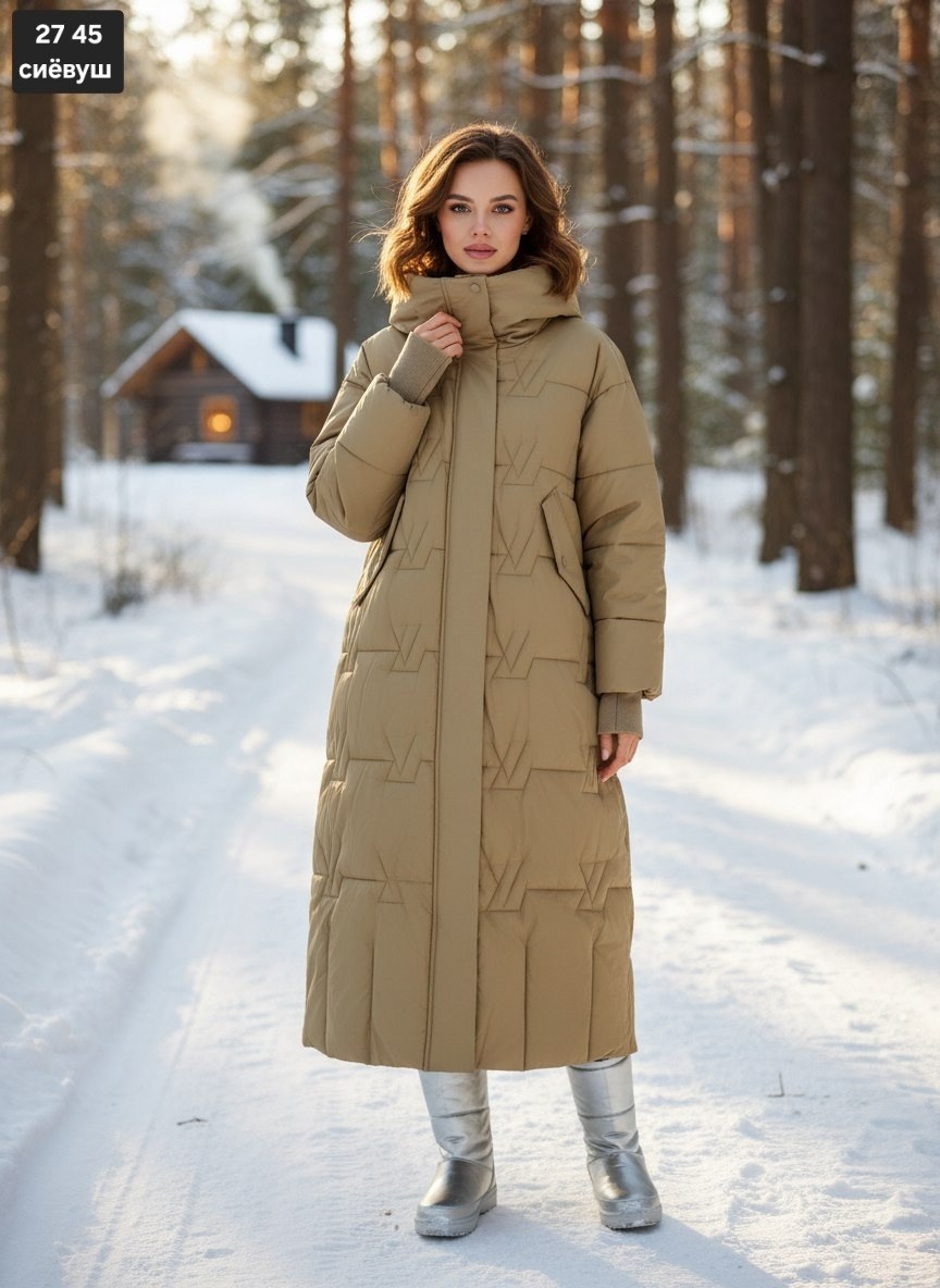 удлиненный пуховик,пуховик,длинные пуховики,женские пуховики,пуховик зимний длинный с капюшоном monomir