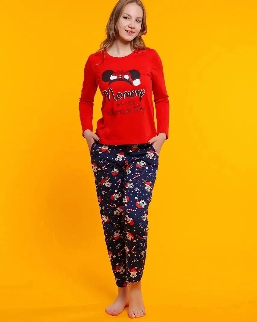 пижама женская,новогодняя пижама женская,новогодние пижамы,комплект пижама,пижама со штанами