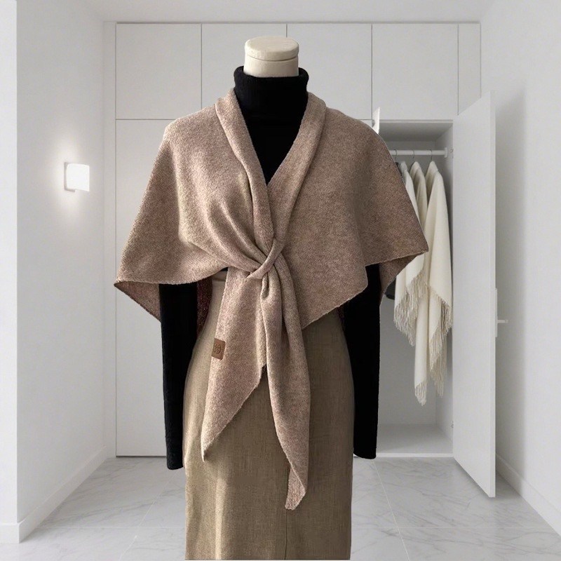 шарф пончо,пончо накидка,шарфы для женщин,вязаная накидка,треугольный шарф