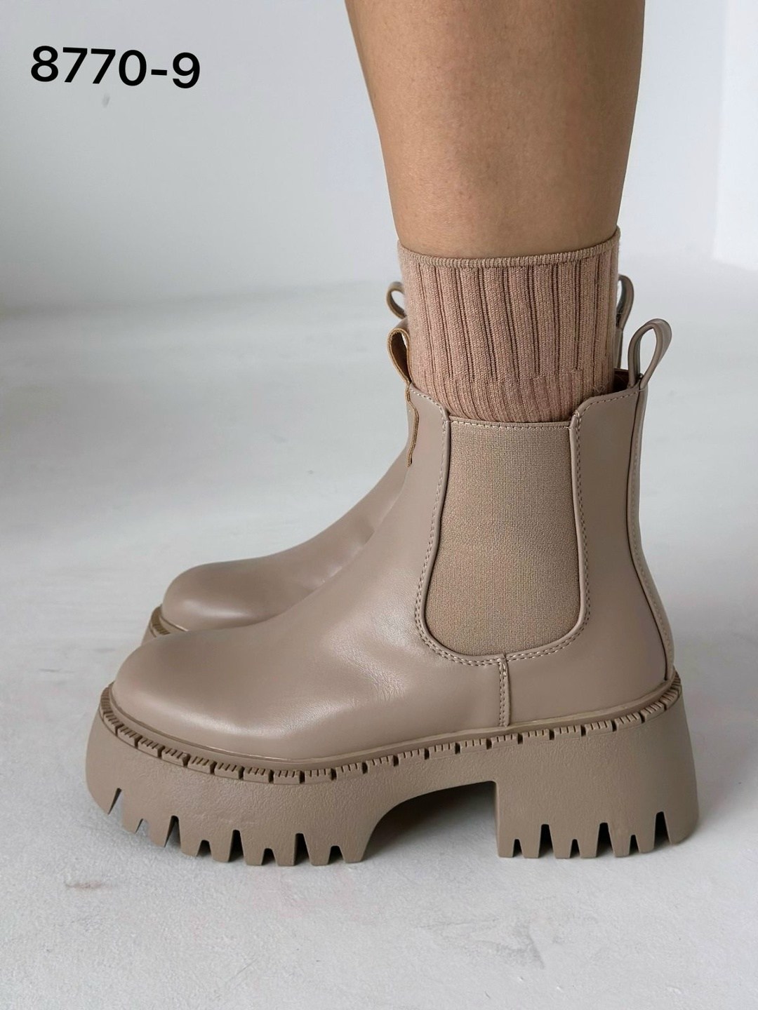 ,ботинки женские,ботинки женские экокожа,женская ,экокожа бежевая