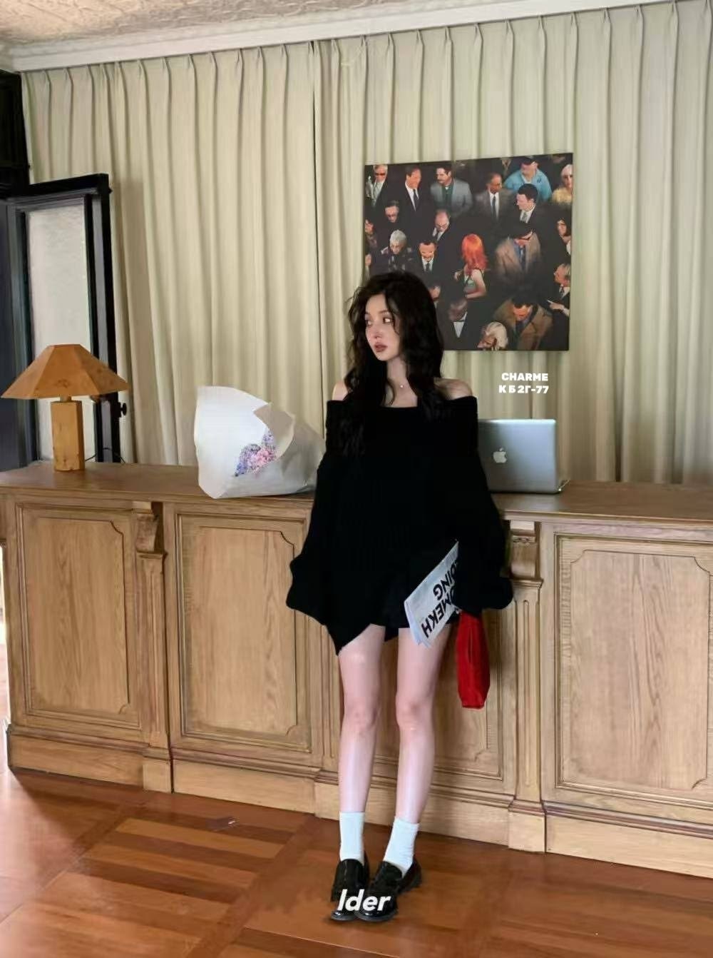 модные образы,свитер со спущенными плечами,стиль и мода,вязаные свитера,модные свитера