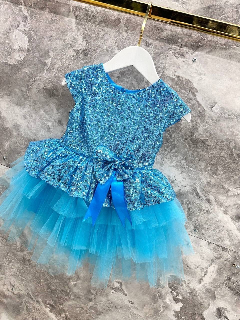 нарядное платье для девочки,голубое платье для девочки,платье для девочек,празднично нарядное платье для девочки,платье праздничное
