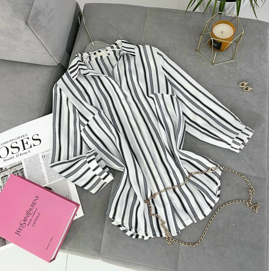 рубашка шифон,стильная рубашка,женские блузки и рубашки,блуза,рубашка женская в полоску