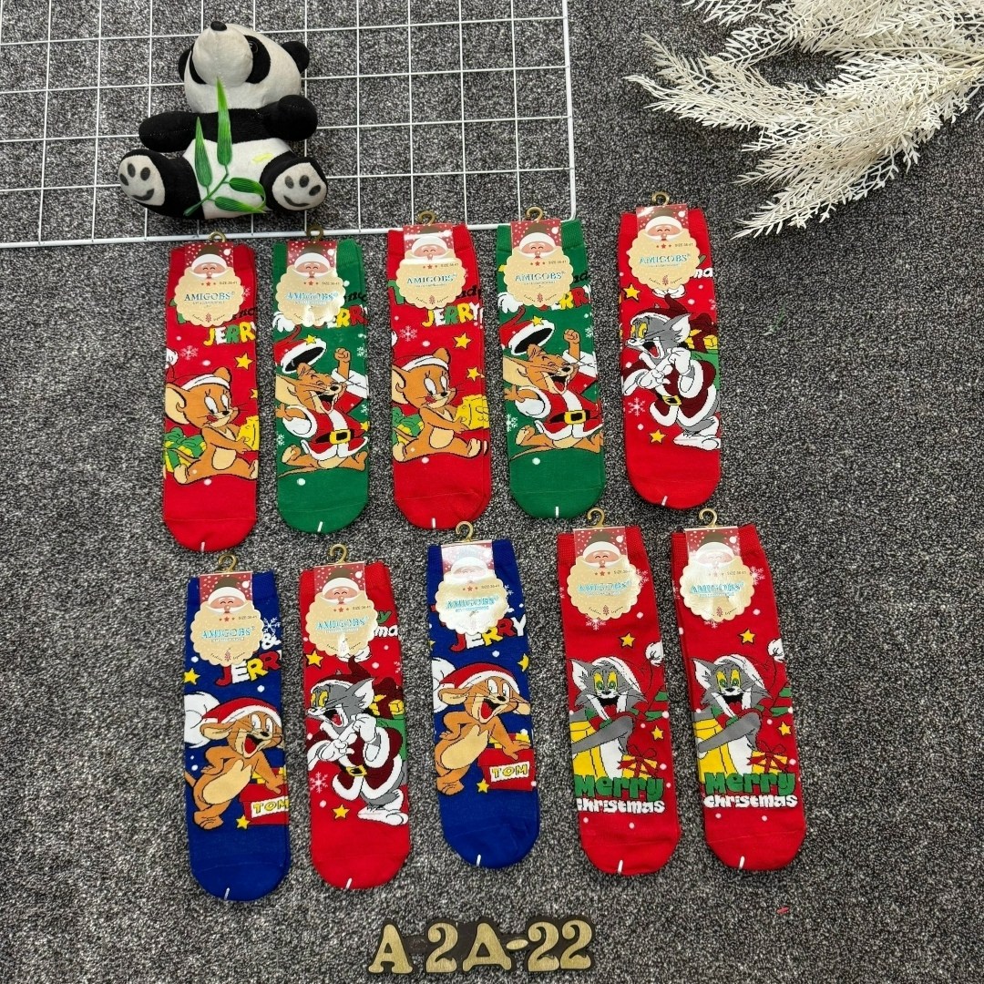 новогодние женские носки,новогодние носки,набор новогодние носки,amigobs носки новогодние 10 пар,детские новогодние носки