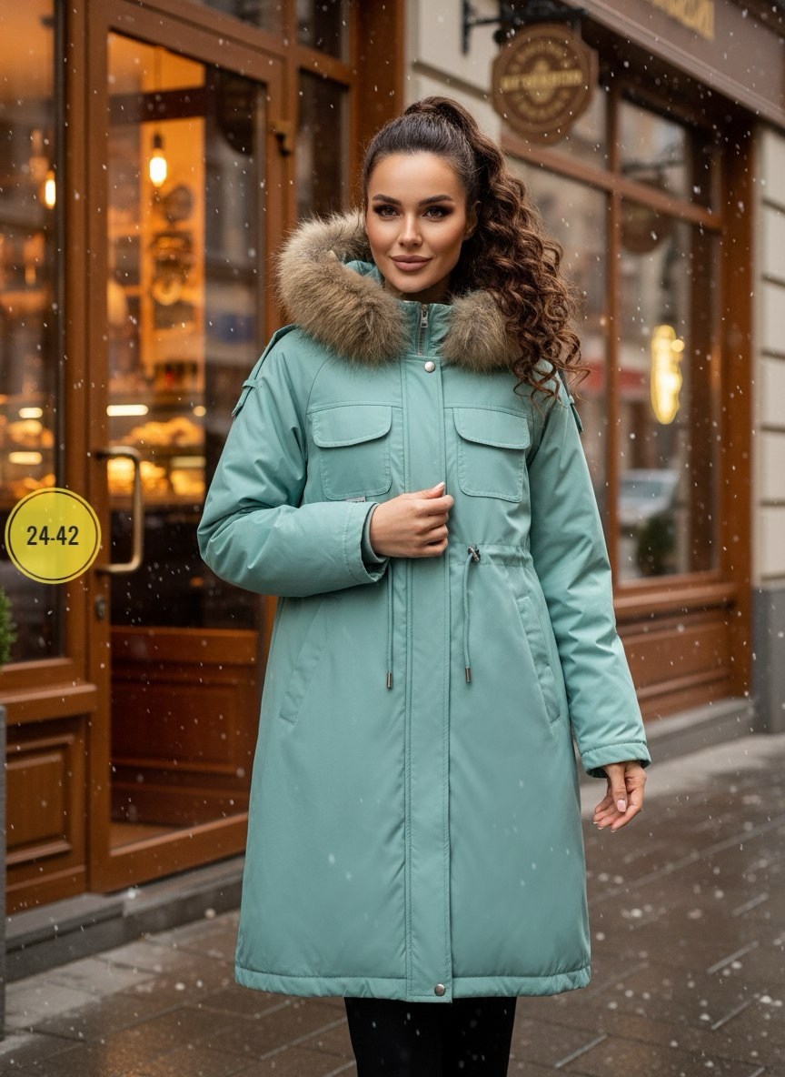 женская парка,женские пуховики,женские зимние парки,парка с натуральным мехом,парка зимняя