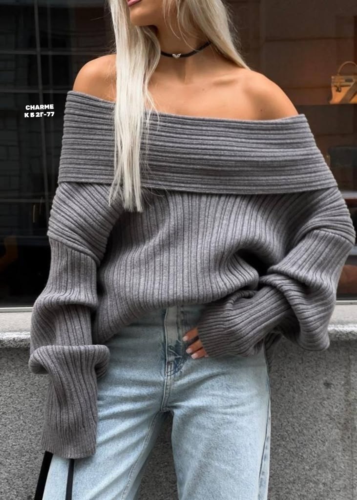 модные образы,свитер со спущенными плечами,стиль и мода,вязаные свитера,модные свитера