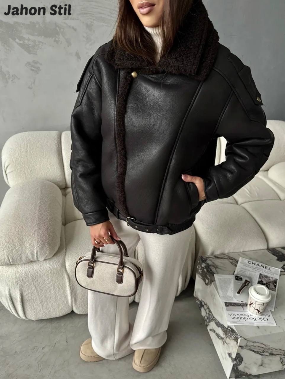 модная куртка,стильная дубленка,куртка,куртка оверсайз,женская куртка