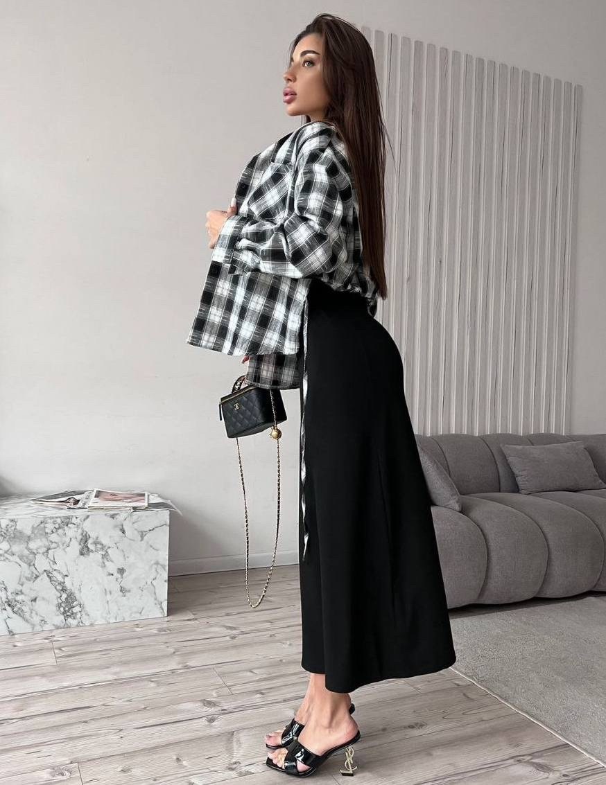 платье рубашка в клетку,стильный женский костюм,женская рубашка в клетку,женский костюм двойка,костюмы комплекты