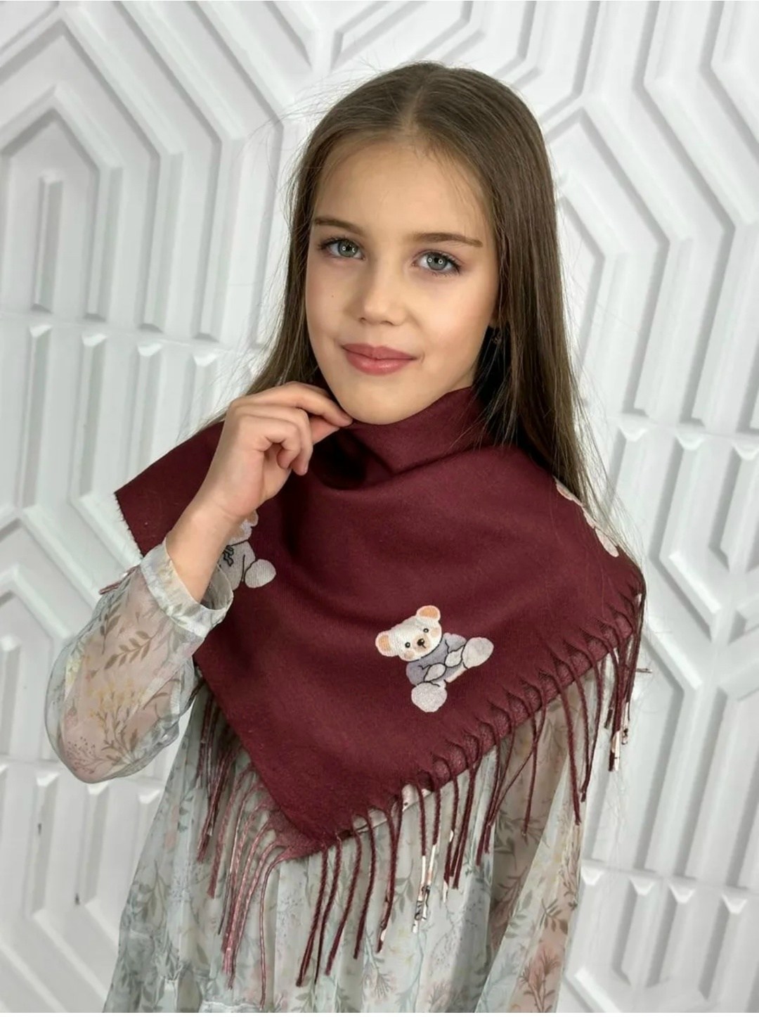 платок детский,платок из кашемира,платок кашемировый,шарфы и платки,палантин женские