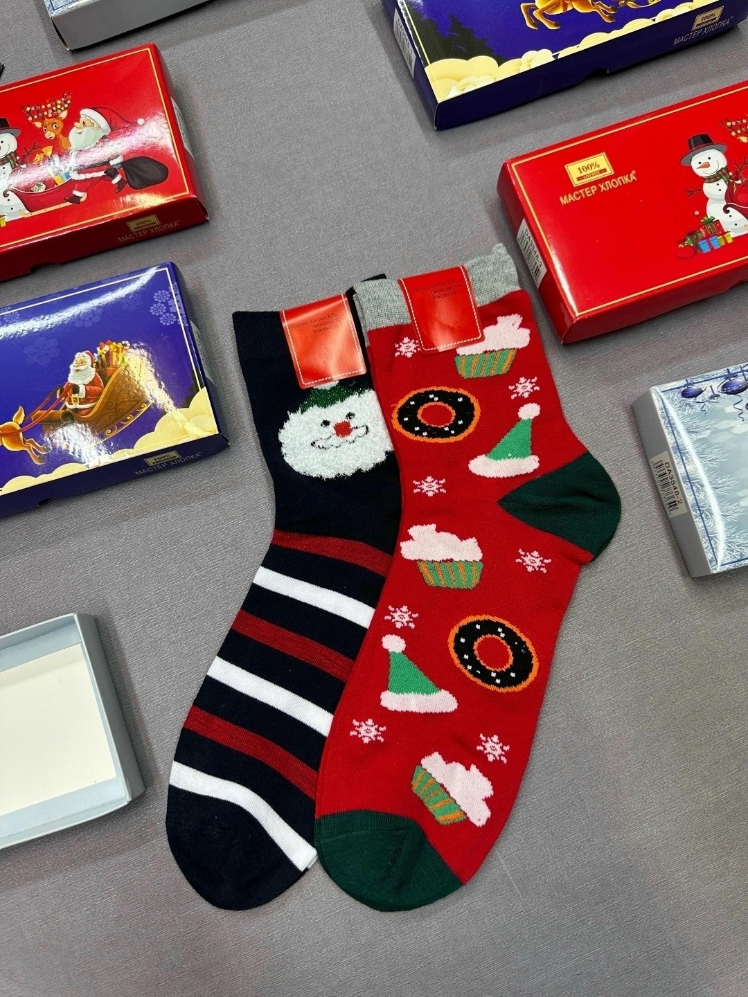набор новогодние носки,новогодний подарочный набор носков,мужские новогодние носки,носки новогодние подарки,носки женские новогодние набор