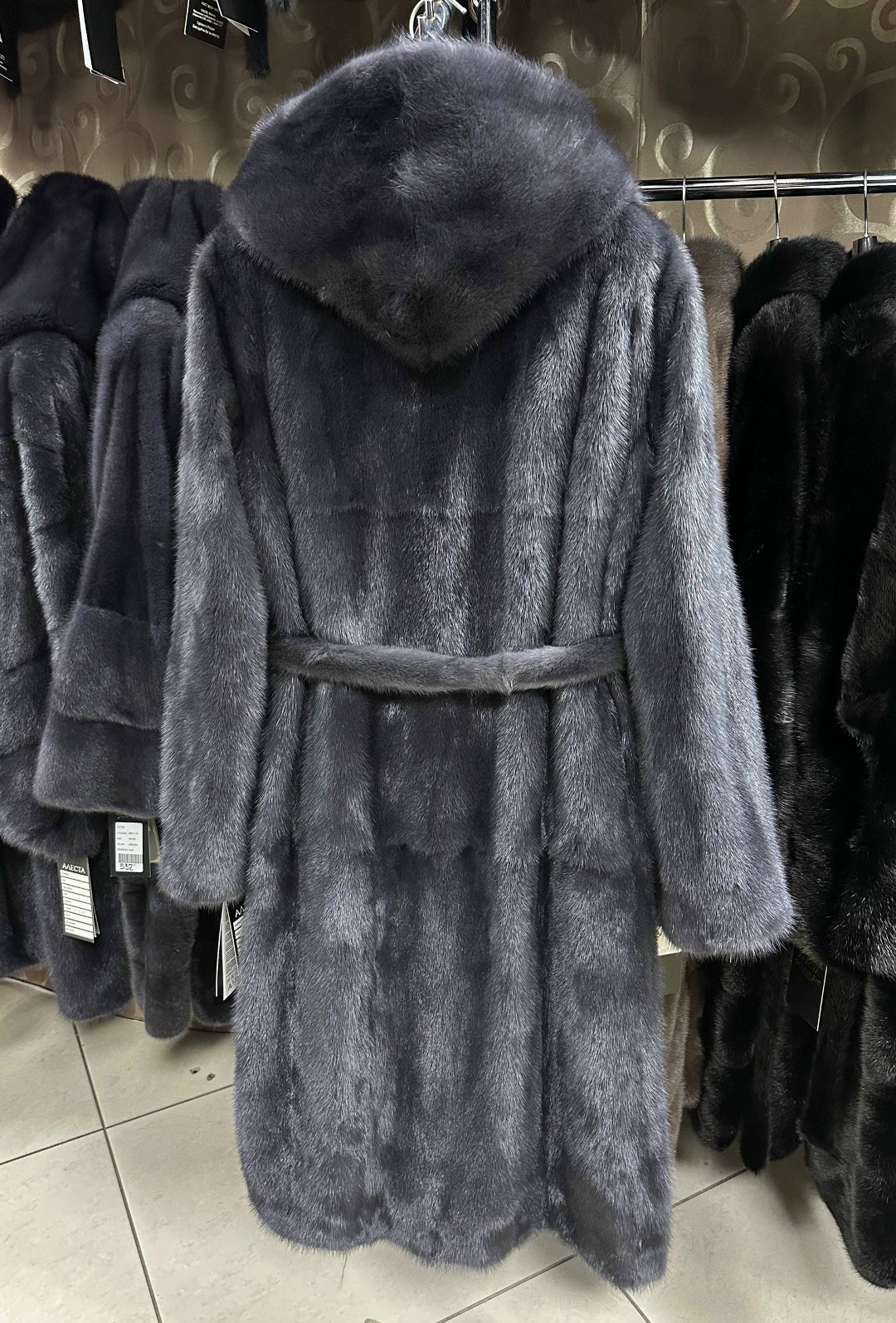 норковая шуба,шуба норковая с капюшоном,шуба из норки,шуба норковая графит,шуба из норки с капюшоном