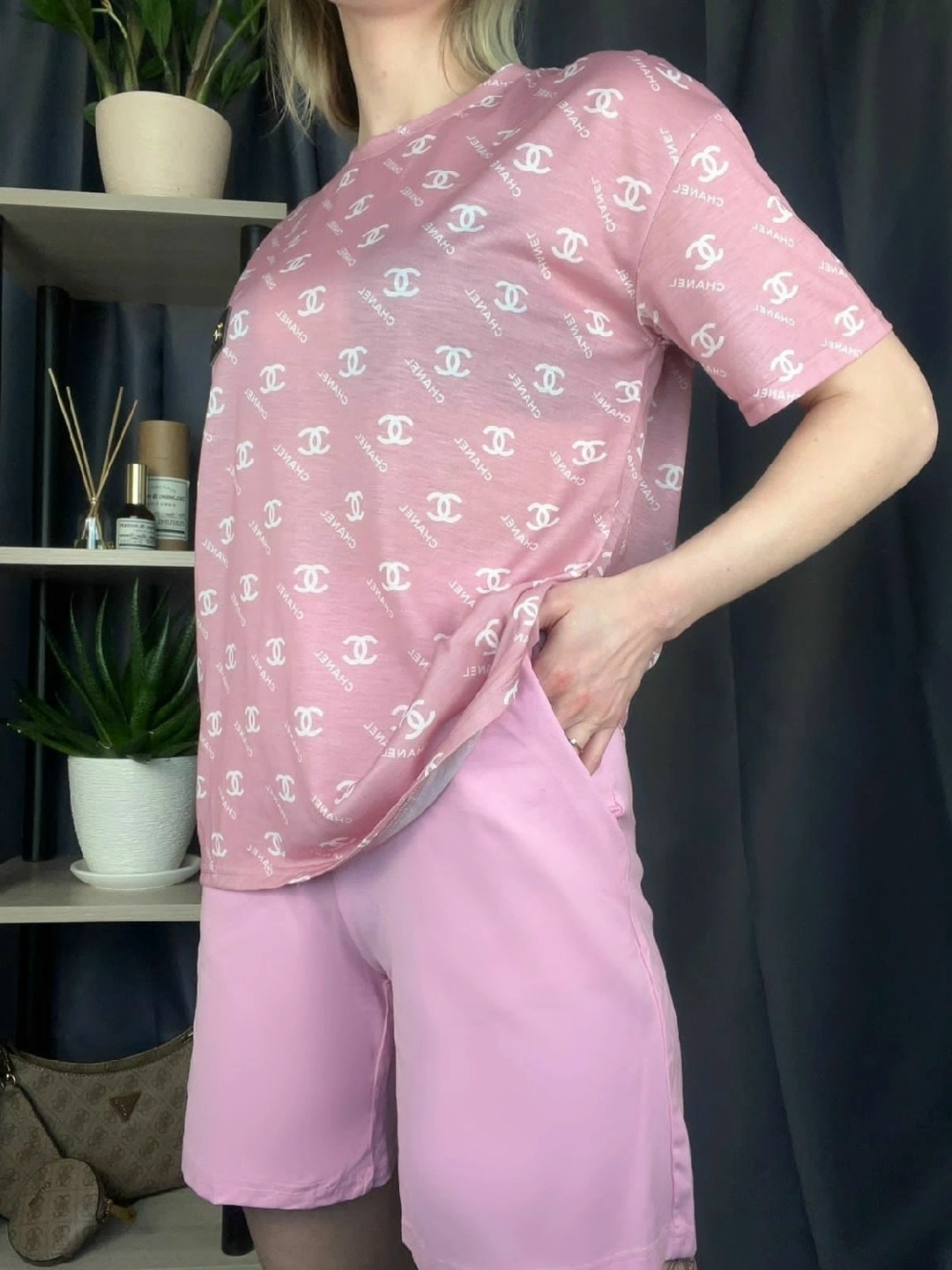 пижама женская,комплект пижама,пижама женская с бриджами трикотажная,пижама женская модная,стильная пижама