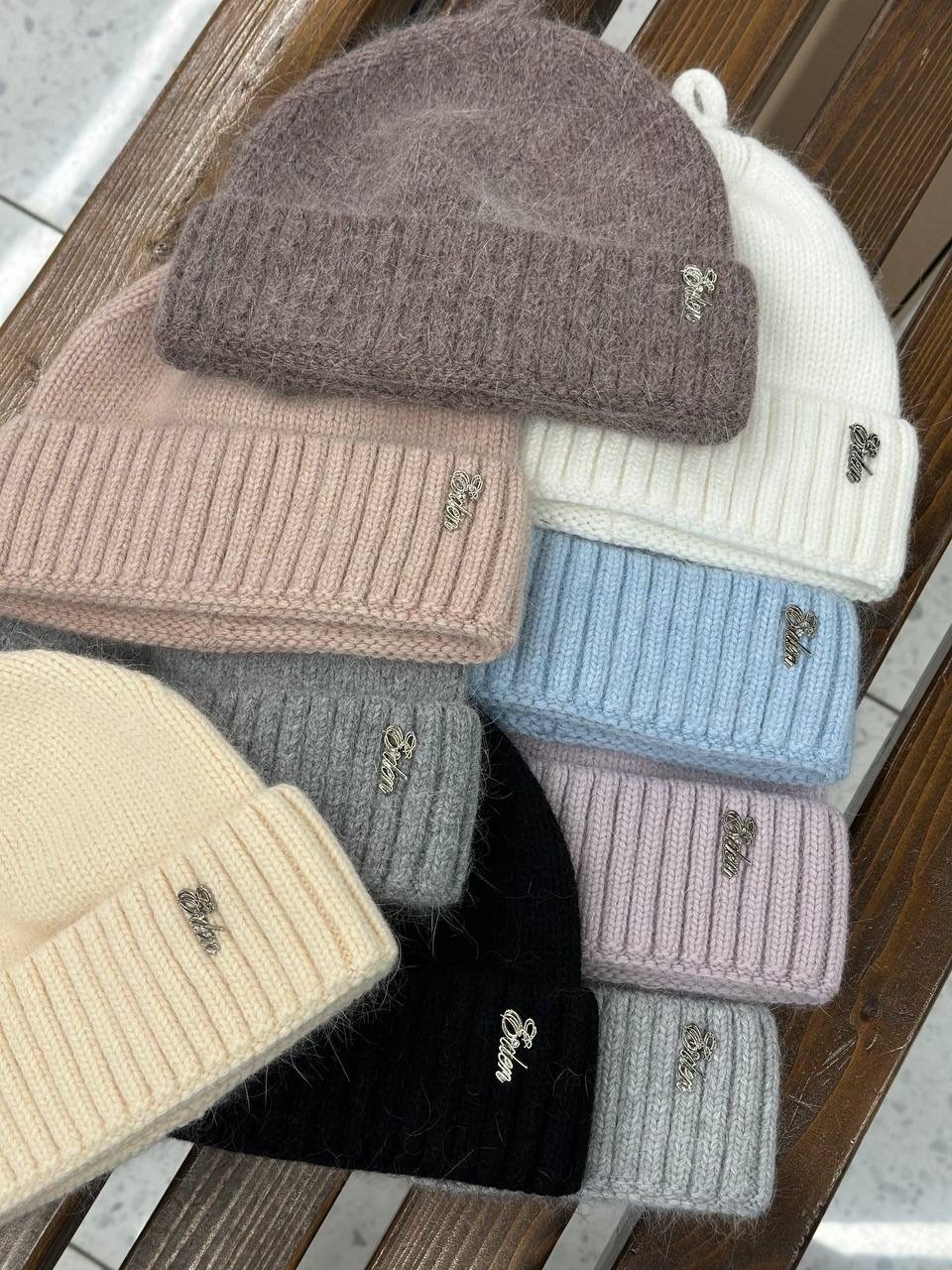 шапка белый,шапка женская,шапка,шапка бини ferz,шапка бини