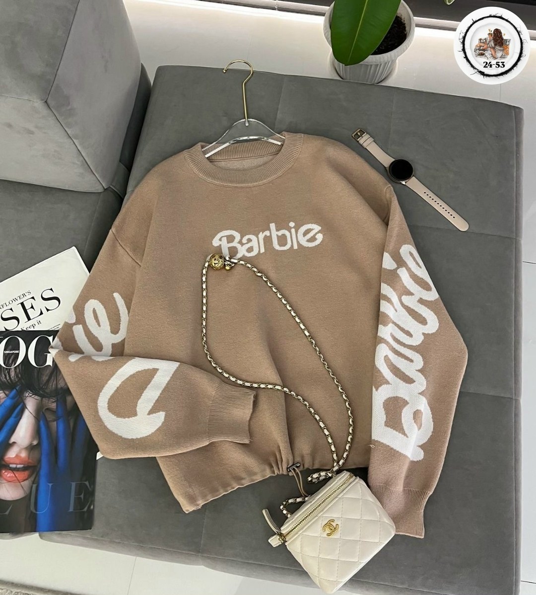 кофта модная,свитшот женская,кофта barbie,кофта женская,свитер с надписью barbie