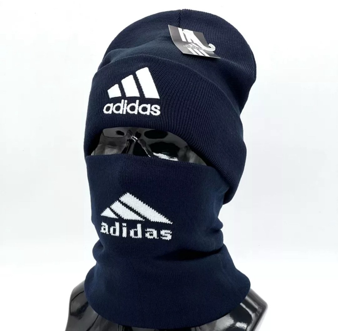 шапка со снудом adidas,комплект шапка снуд,снуд adidas мужской,снуд adidas,комплект шапка и снуд для мальчика
