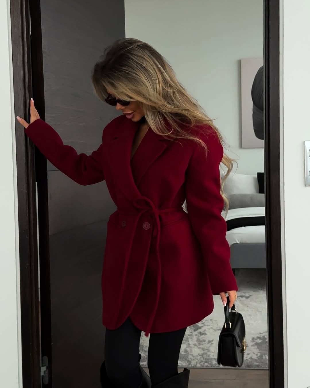 стильное пальто,пальто женское серое,пальто серое,пальто с поясом