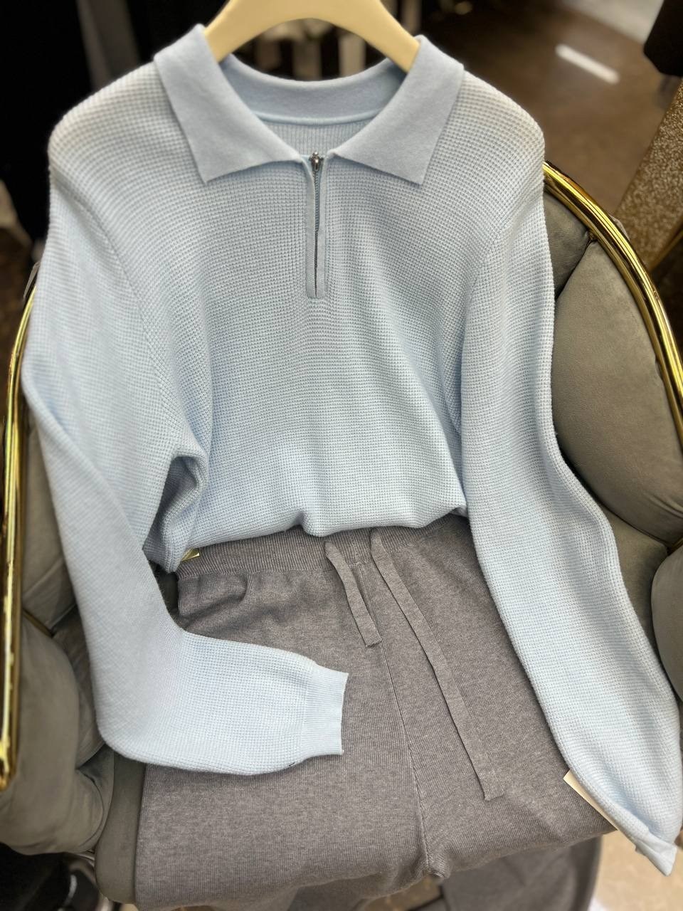 свитер кофта,женская кофта,оригинальный джемпер,свитер с воротником,свитер модный