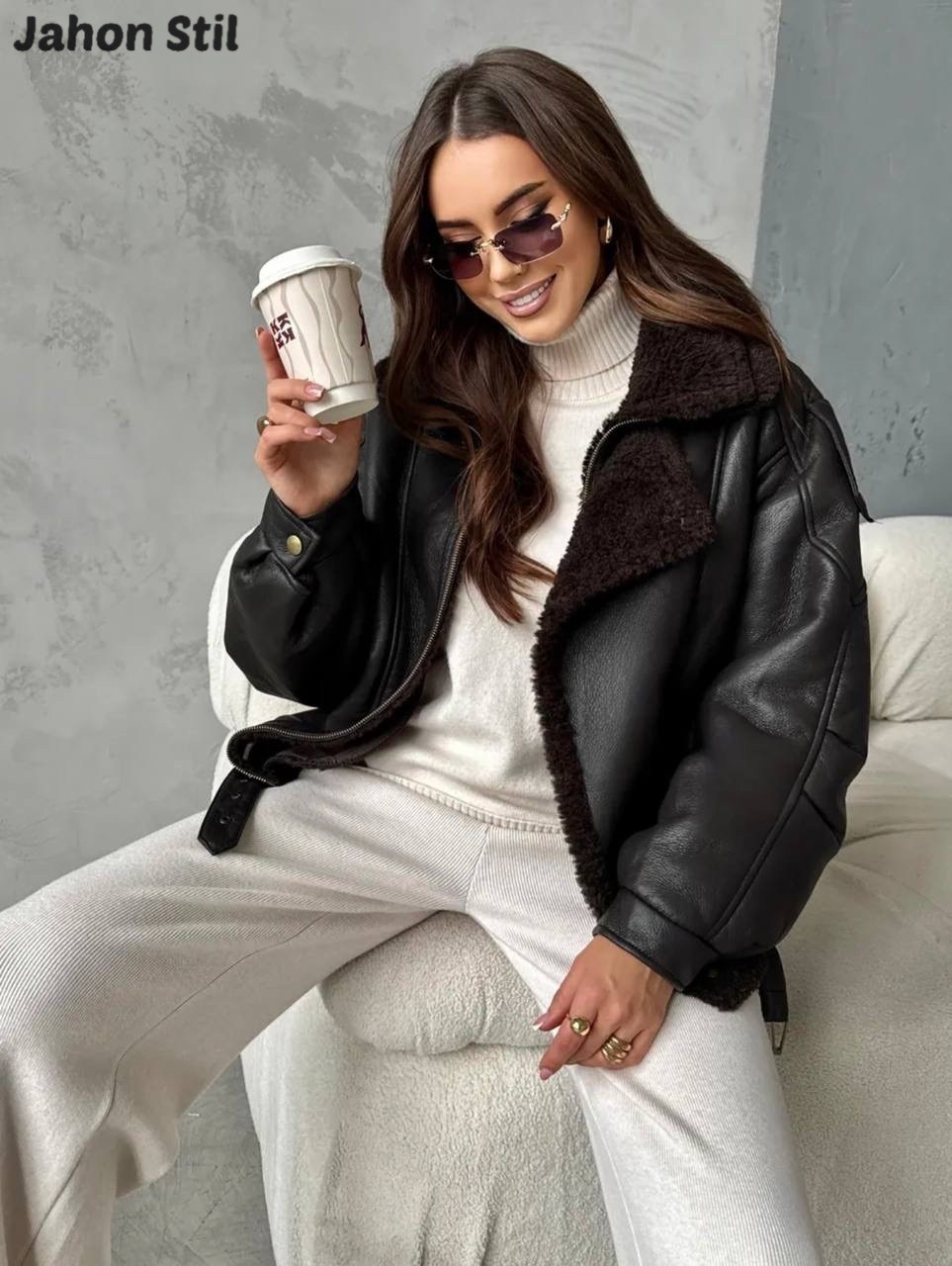 модная куртка,стильная дубленка,куртка,куртка оверсайз,женская куртка