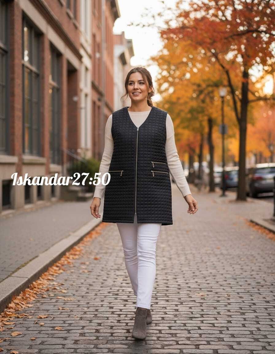 жилетка женская,жилет женский,женская жилетка больших размеров,жилетка удлиненная,жилет на синтепоне