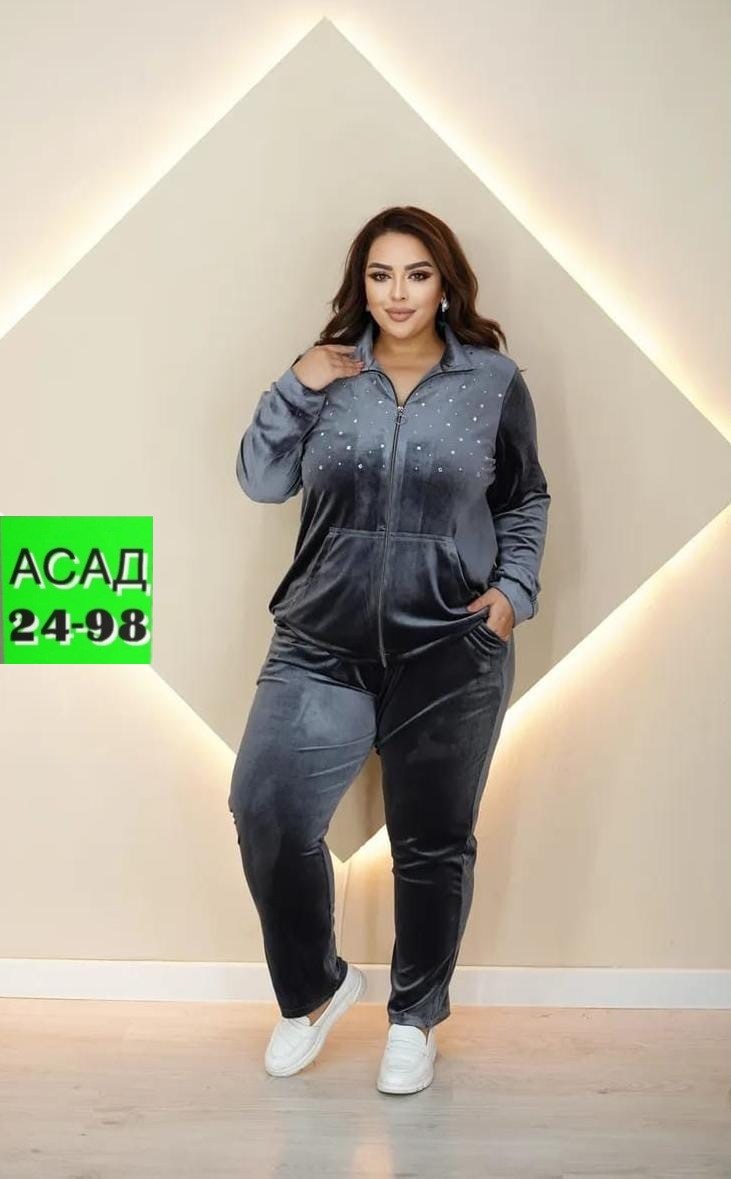 костюм велюровый больших размеров kumar collection,костюм велюровый большие размеры,спортивный костюм женский велюровый большой размер,на полных велюровый спортивный костюм,велюровый спортивный костюм
