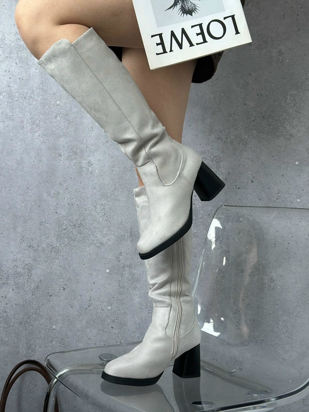 женские сапоги,замшевые серые сапоги на вайлдберриз,демисезонные сапоги,женские высокие сапоги,серые сапоги