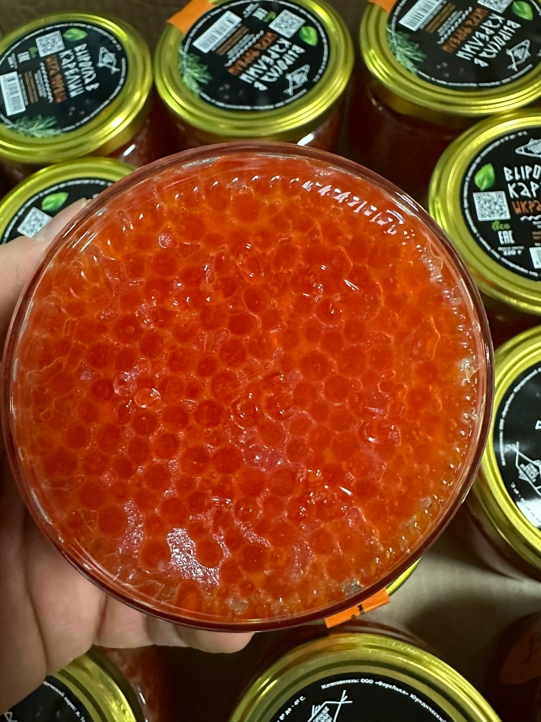 икра форели,икра красная,банка икры,икра форели карелия,выросла в карелии икра форели 220г