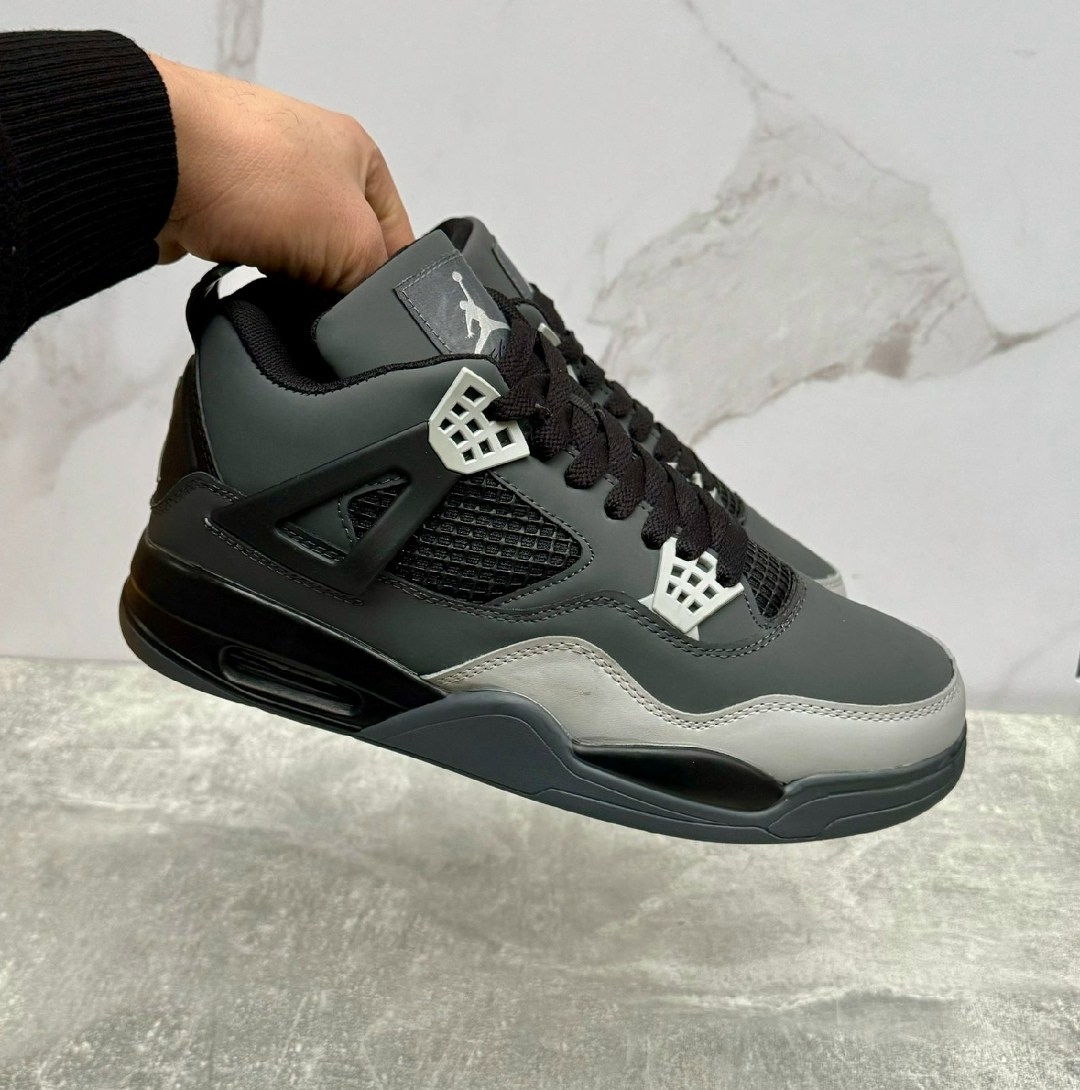 кроссовки nike air jordan 4 retro,nike air jordan 4 серые с кани вестом,nike air jordan 4 кроссовки,nike air jordan 4 retro,кроссовки