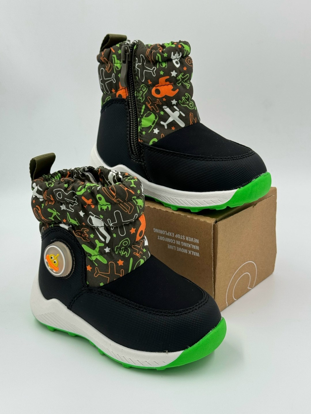 , детская,ботинки детские,демисезонная ,дутики для мальчика