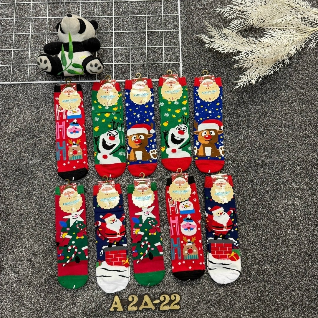 новогодние женские носки,новогодние носки,набор новогодние носки,amigobs носки новогодние 10 пар,детские новогодние носки