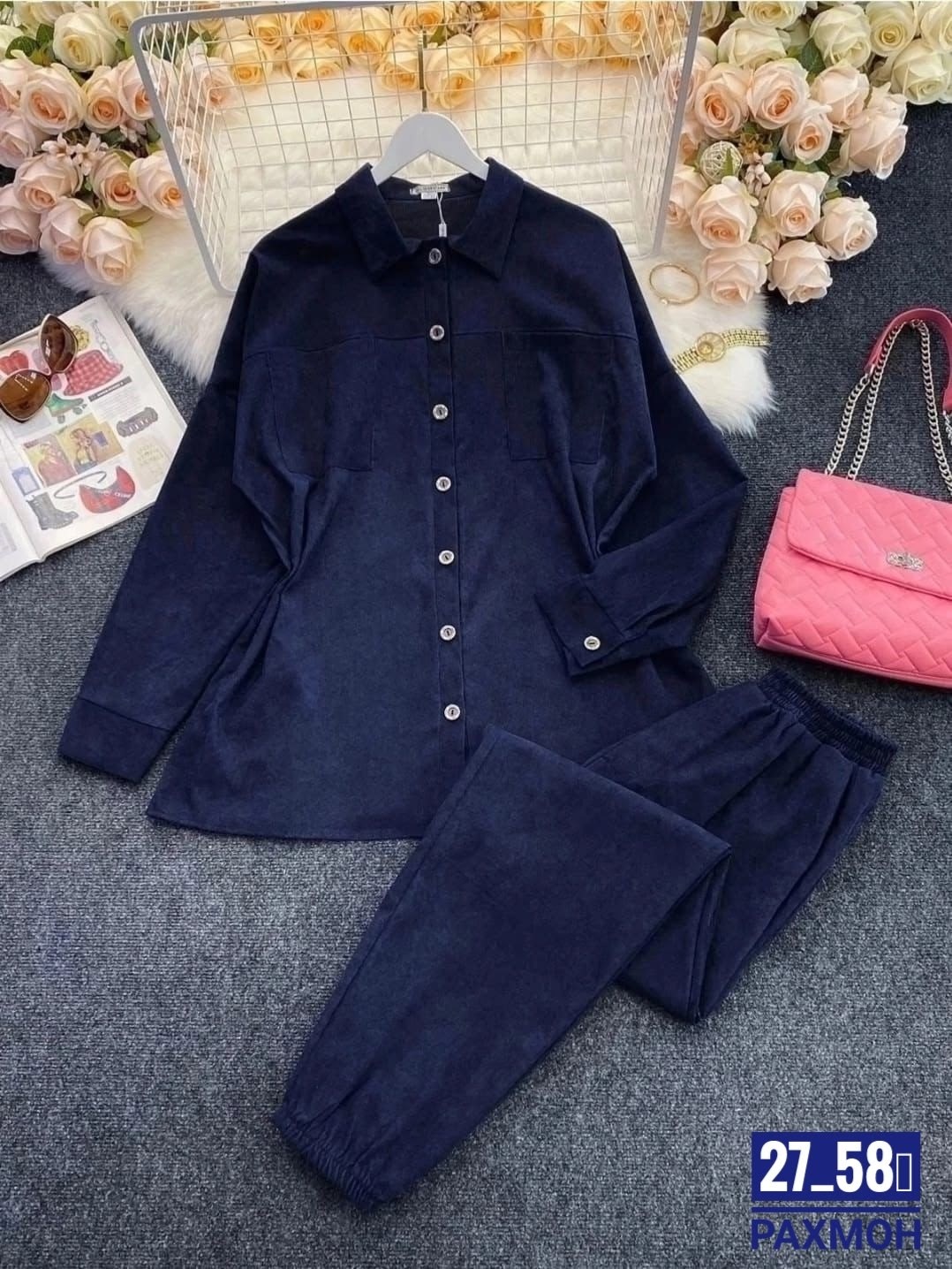 костюм двойка вельвет,костюм двойка вельвет ,костюм двойка женская,костюм брючный юрс 56 размер,костюм женский на флисе