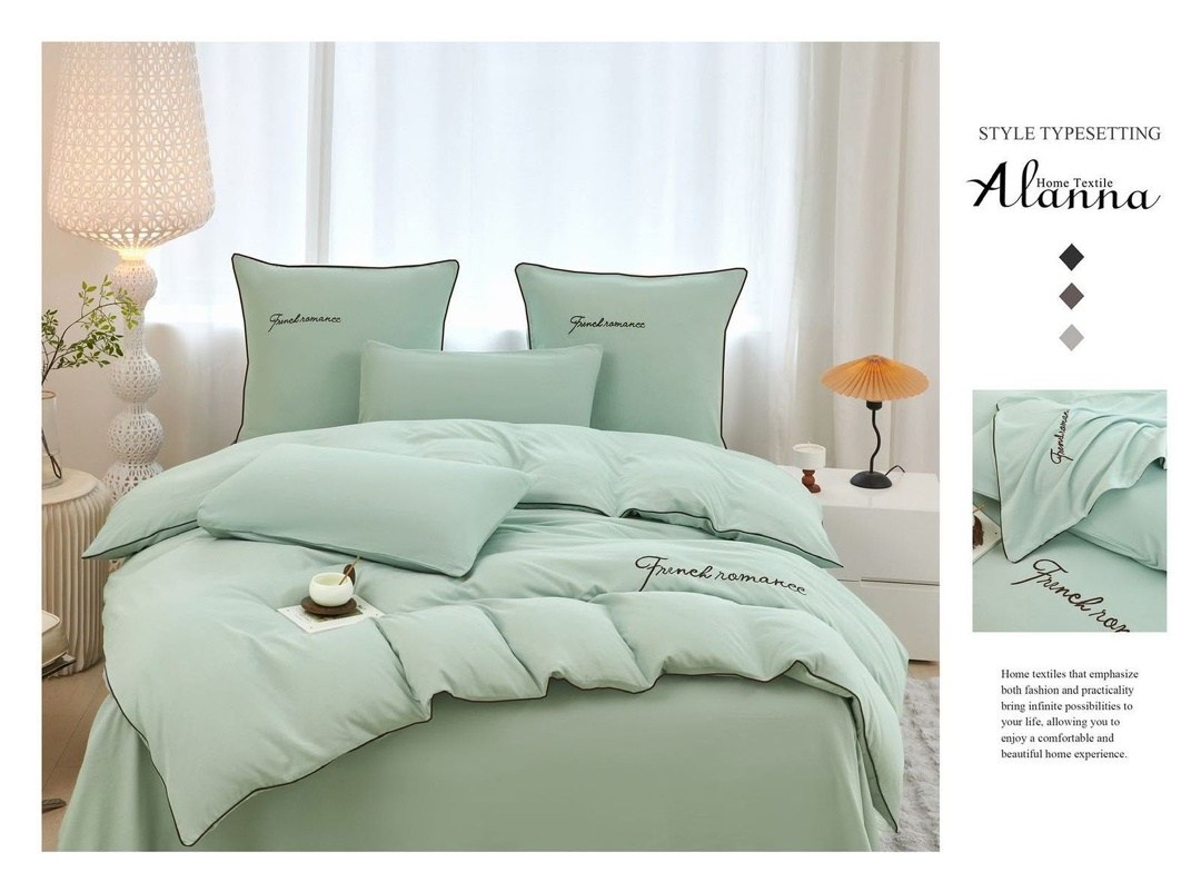 комплект постельного белья alanna,комплект постельного белья,комплект постельного белья alanna однотонный с,постельное белье alanna,комплект постельного белья евро alanna