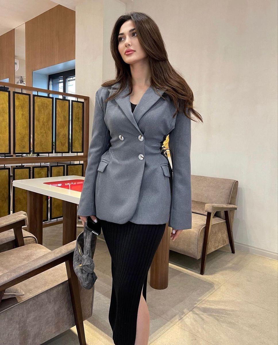 жакет,пиджак,пиджак женский,женский повседневный пиджак,пиджак с завязками