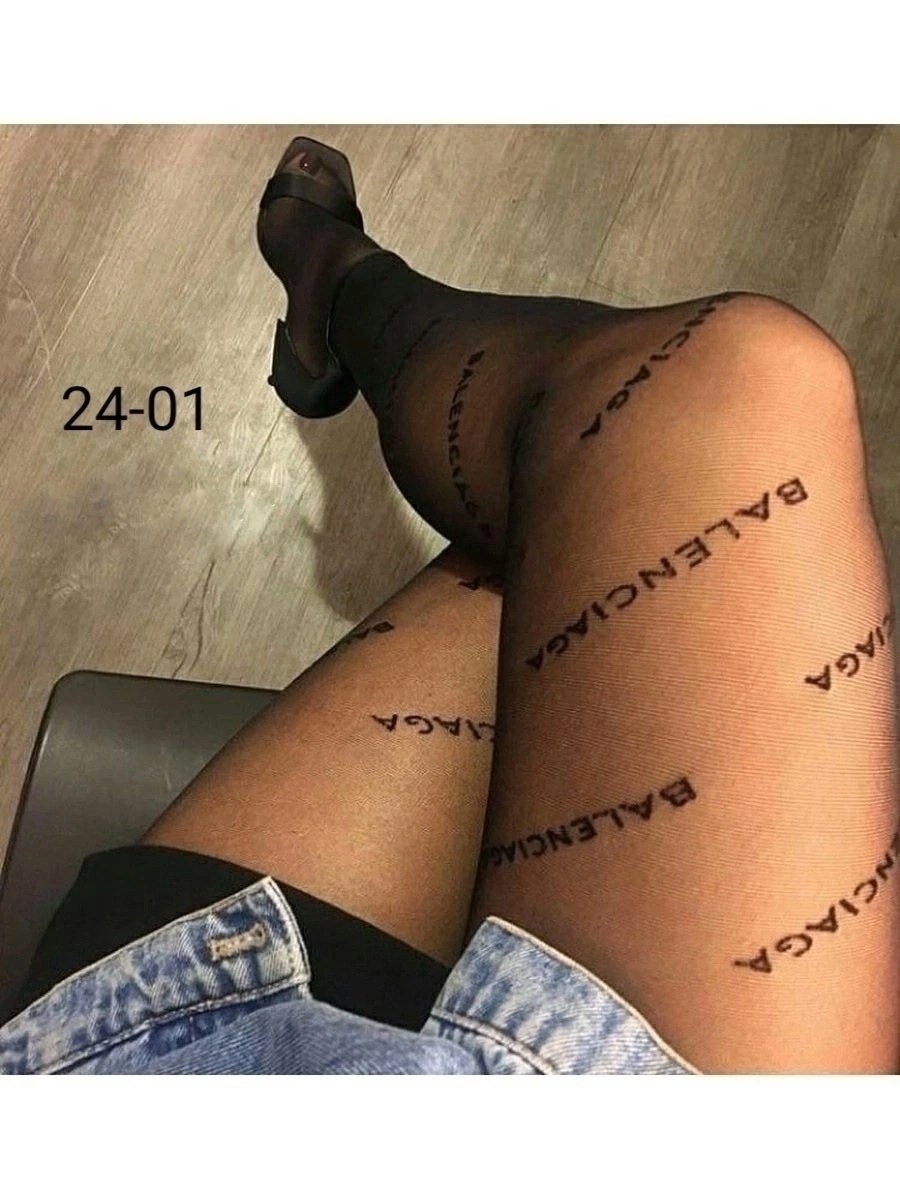 капроновые колготки баленсиага,колготки баленсиага,колготки капроновые с надписью,колготки balenciaga,колготки женские капроновые с рисунком balenciaga