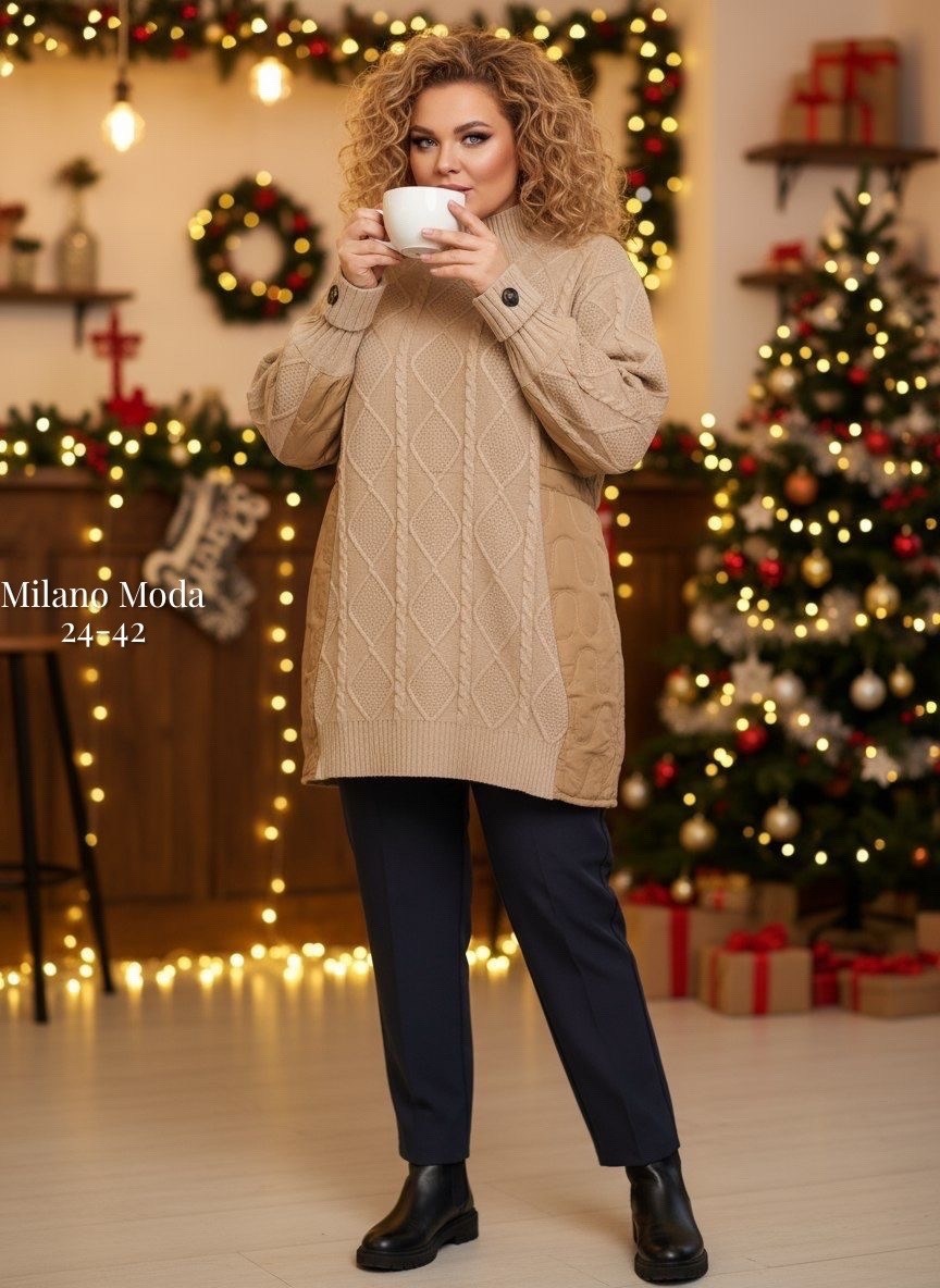 бежевый джемпер,свитера туники,свитер прямой,объемный свитер,свитер джемпер