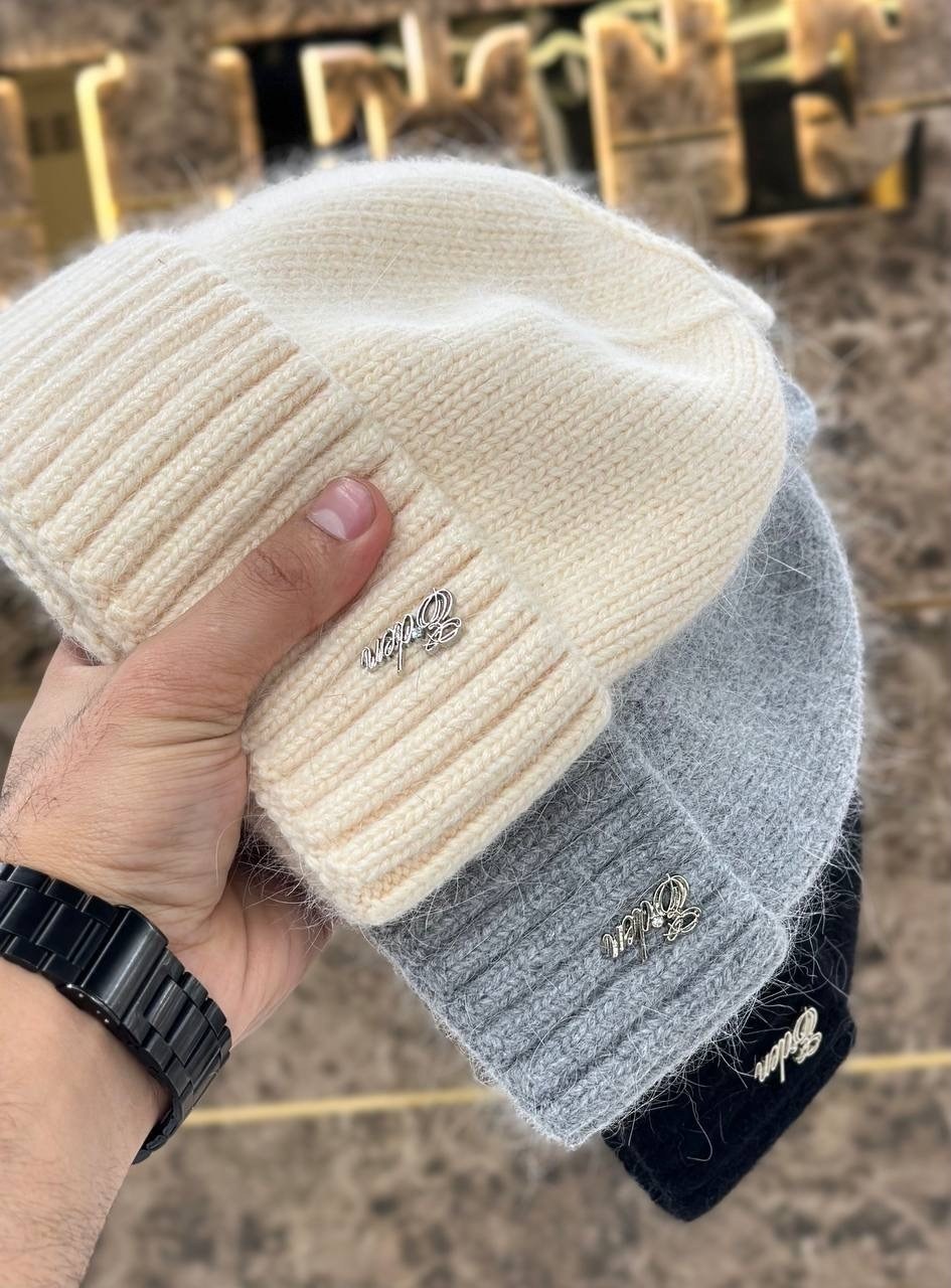 шапка белый,шапка женская,шапка,шапка бини ferz,шапка бини