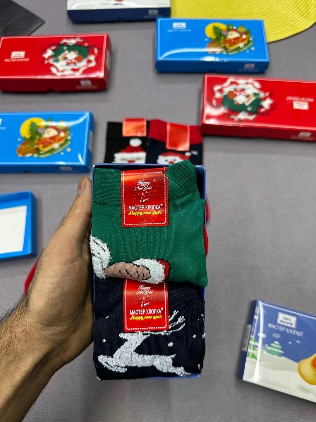 набор новогодние носки,новогодний подарочный набор носков,мужские новогодние носки,носки новогодние подарки,носки женские новогодние набор