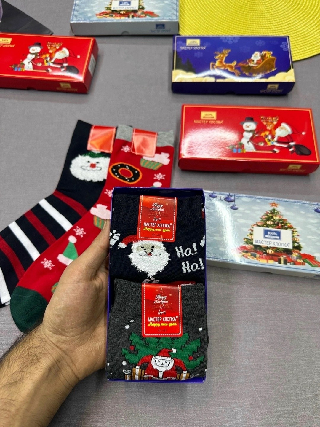 набор новогодние носки,новогодний подарочный набор носков,мужские новогодние носки,носки новогодние подарки,носки женские новогодние набор