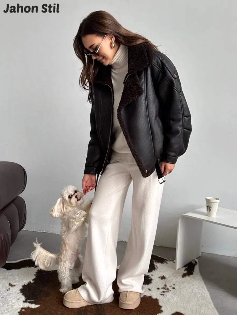 модная куртка,стильная дубленка,куртка,куртка оверсайз,женская куртка