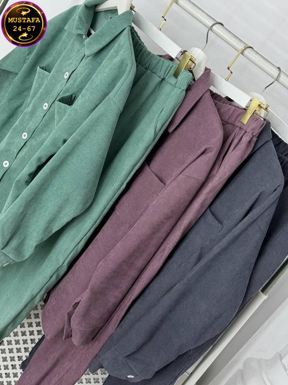 вельветовый костюм женский,костюмы брючные,костюм двойка вельвет,женский костюм из микровельвета брючный в сиреневый,костюм брючный с рубашкой