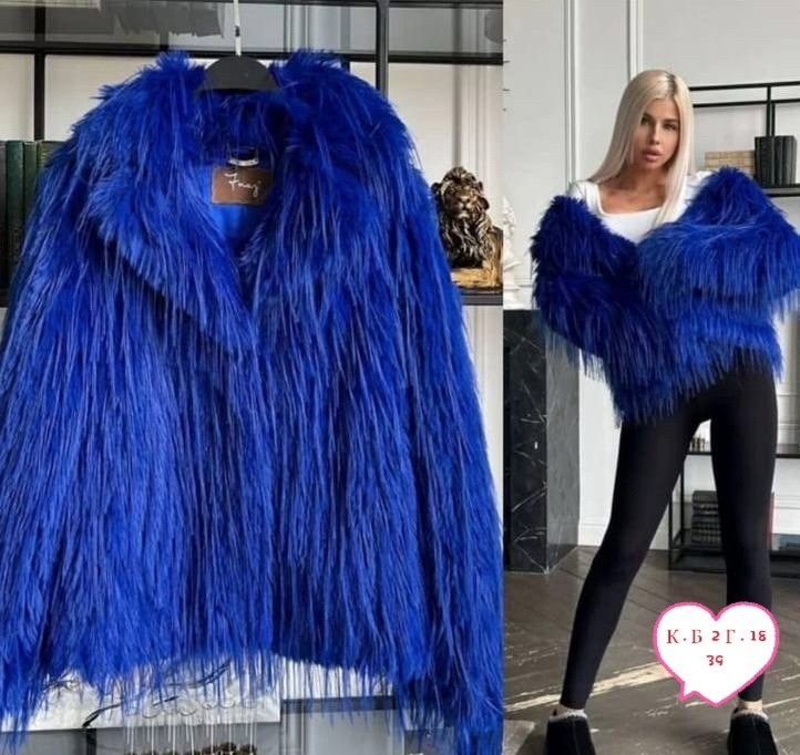шуба искусственная,шуба из ламы,шуба из искусственного эко меха,шуба из искусственного меха,синяя шуба