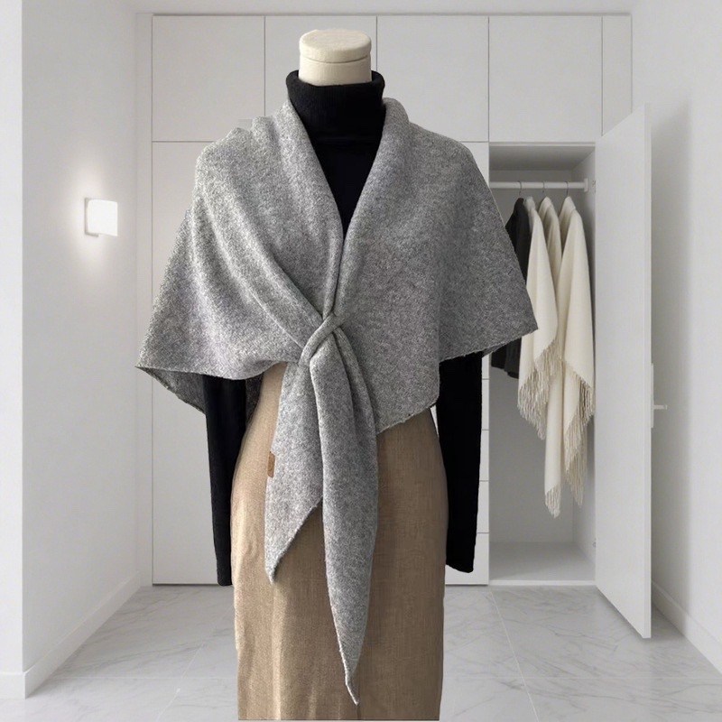 шарф пончо,пончо накидка,шарфы для женщин,вязаная накидка,треугольный шарф