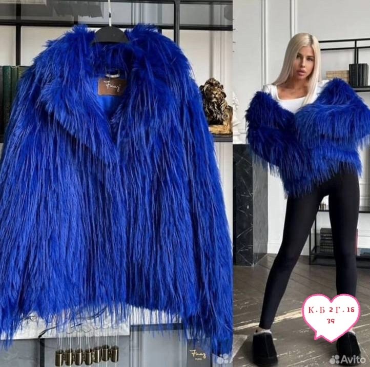 шуба искусственная,шуба из ламы,шуба из искусственного эко меха,шуба из искусственного меха,синяя шуба