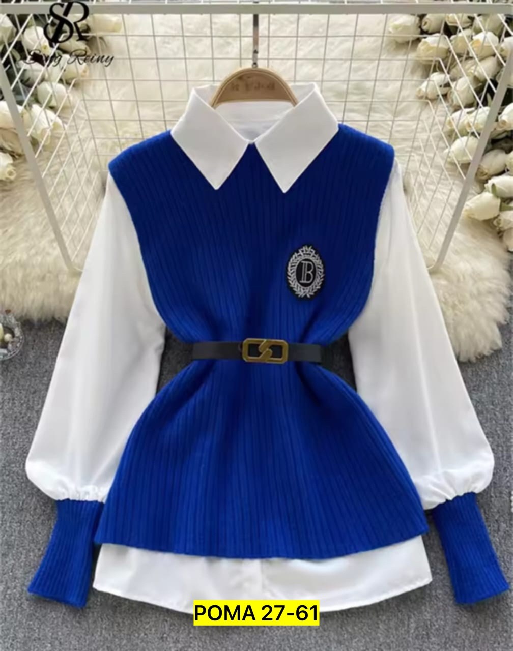 блузка вязаная,кофта комплект,блузка кофта,жилет с рубашкой,блузка для девушки