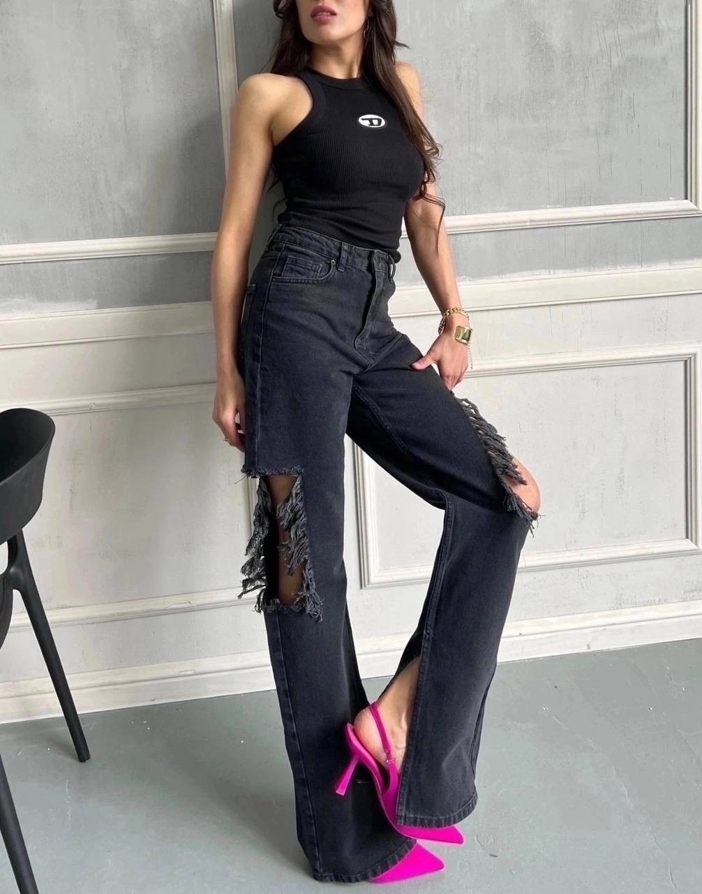 женские джинсы,модные джинсы,джинсы женские клеш,черные джинсы клеш,джинсы брюки