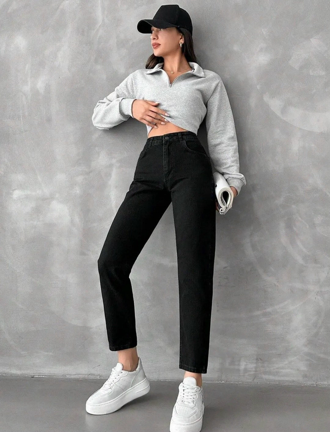 джинсы брюки,женские джинсы,джинсы мом,джинсы черные женские,джинсы мом с высокий посадкой