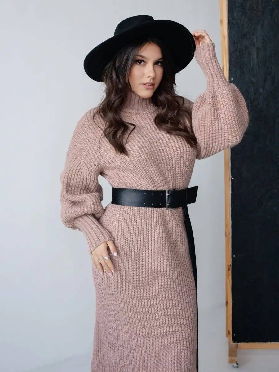 платье вязаное,платье вязаное миди,платье вязаное теплое,бордовое платье,бордовое вязаное платье